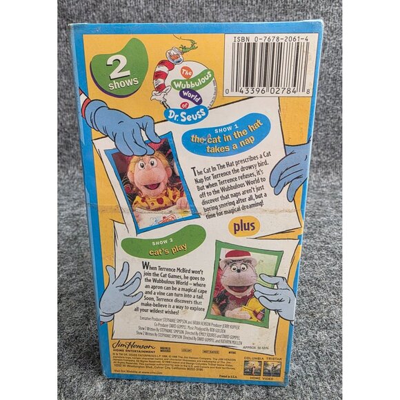 Vtg The Wubbulous World Of Dr Seuss Volume 1 VHS 1998 Jim Henson - Picture 2 of 5